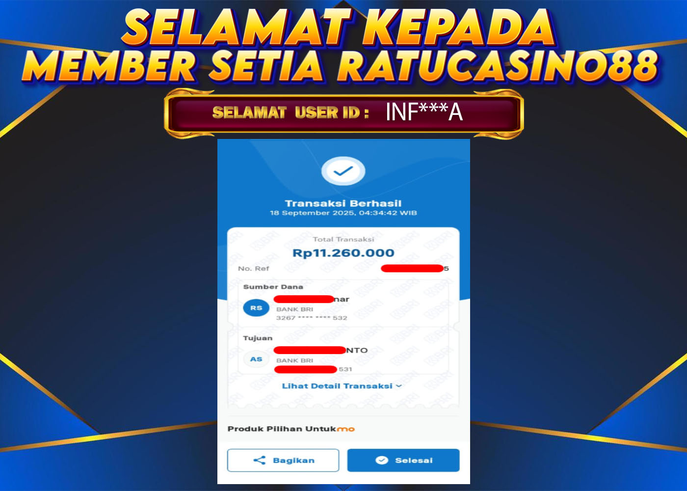 WITHDRAWAL MEMBER 62