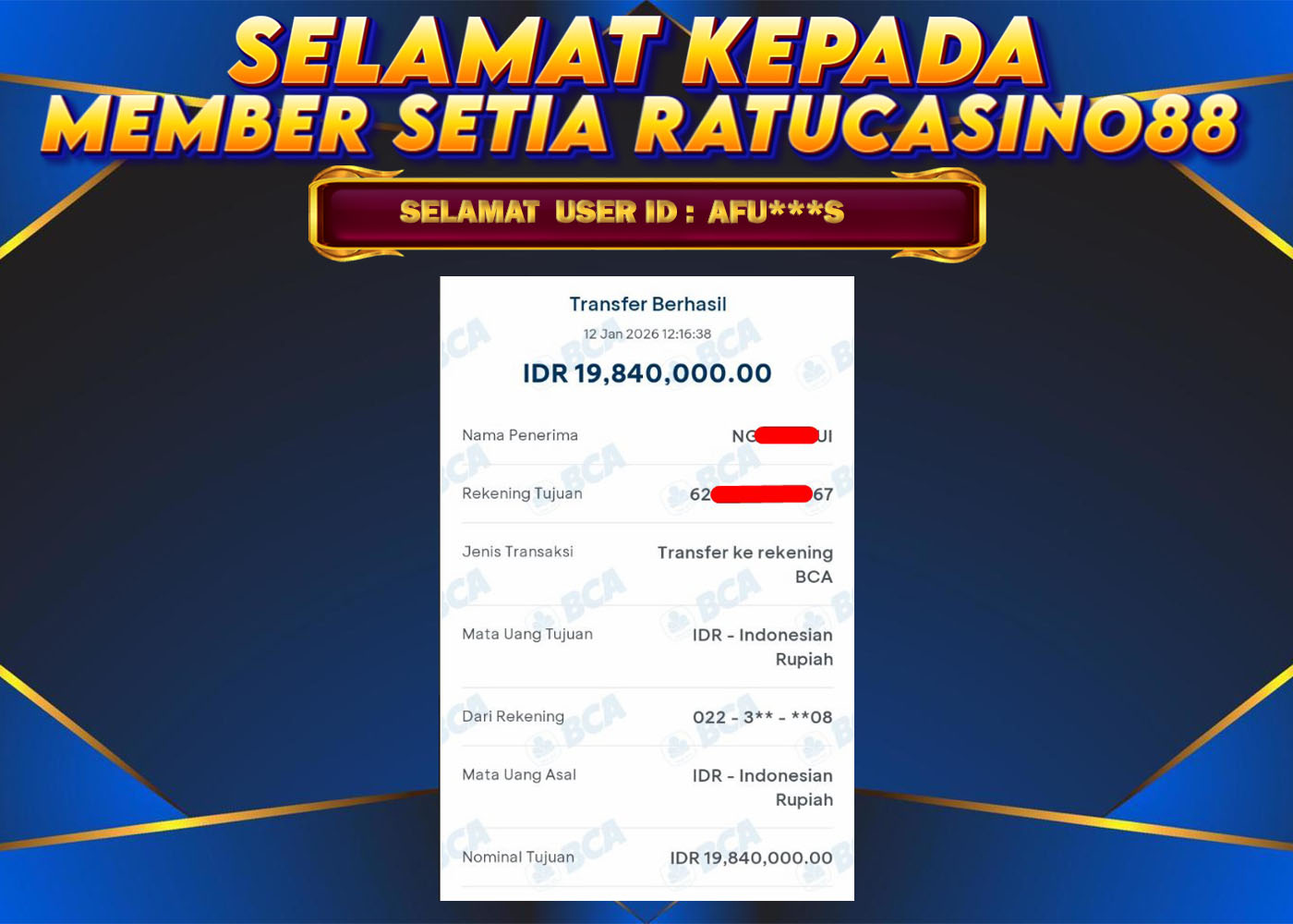 WITHDRAWAL MEMBER 193