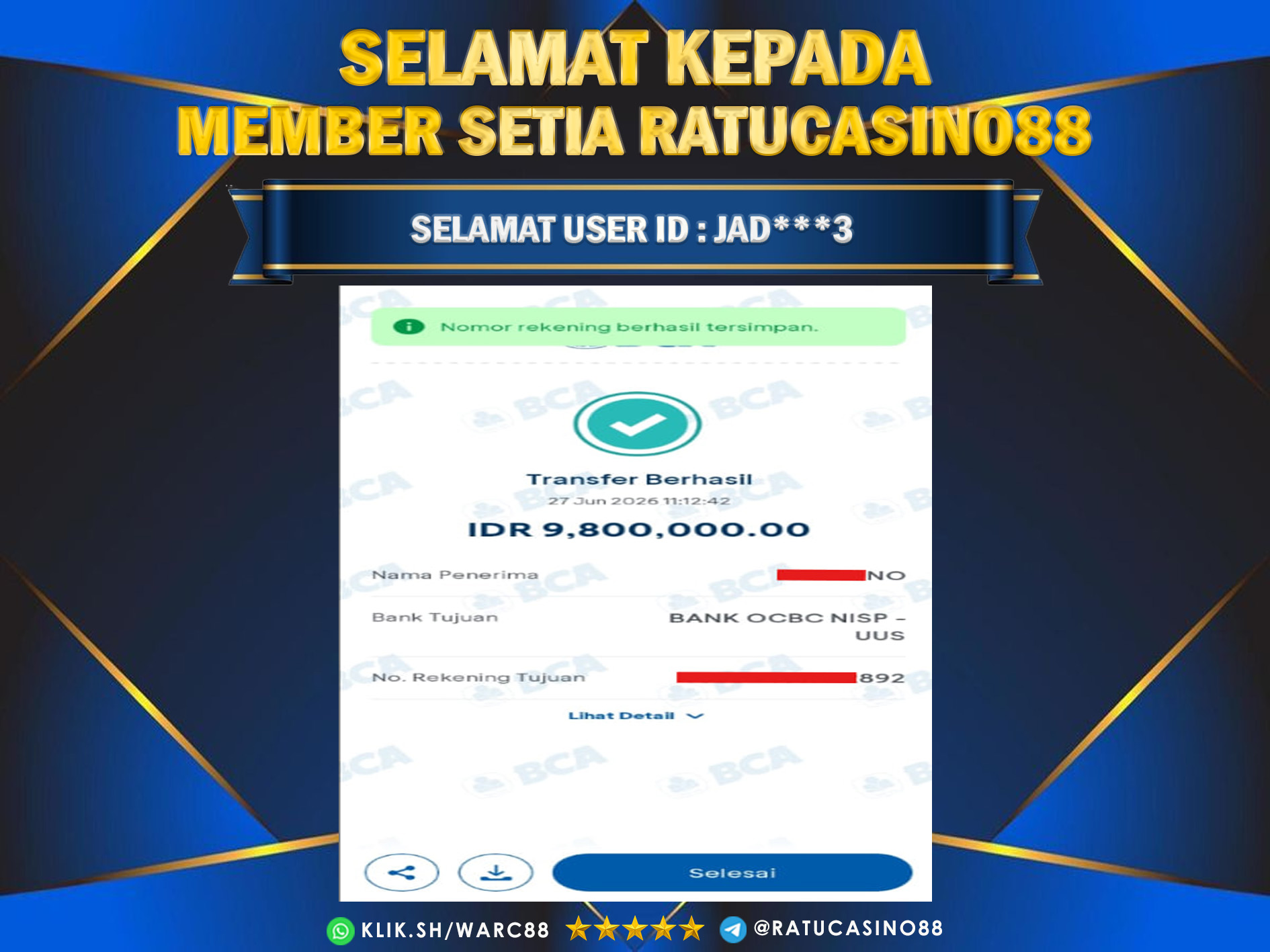 WITHDRAWAL MEMBER 243