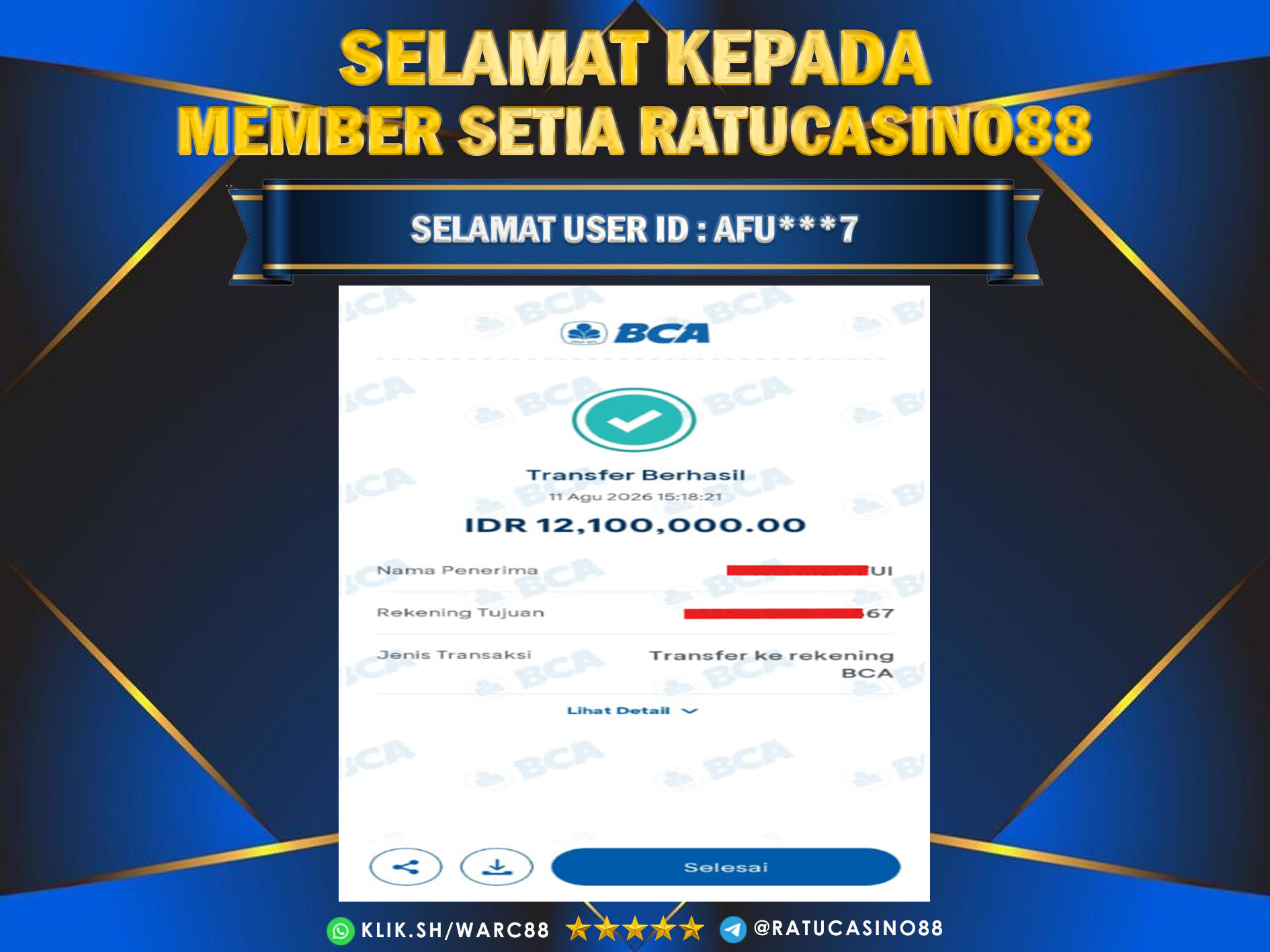 BUKTI WITHDRAW 267